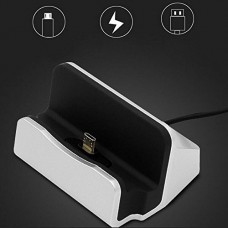 OkaeYa Micro USB Charger Dock, Aluminum Charge Data Sync Desktop Charging Station Stand Cradle Holder